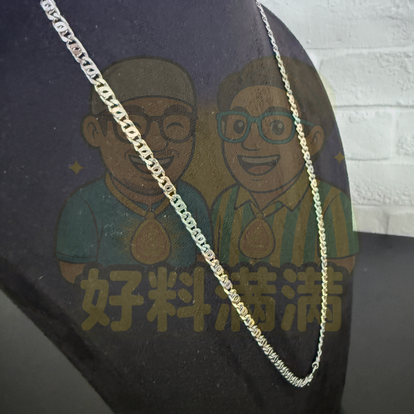 1-Hook Nano Silver Necklace — For 1 Thai Amulet